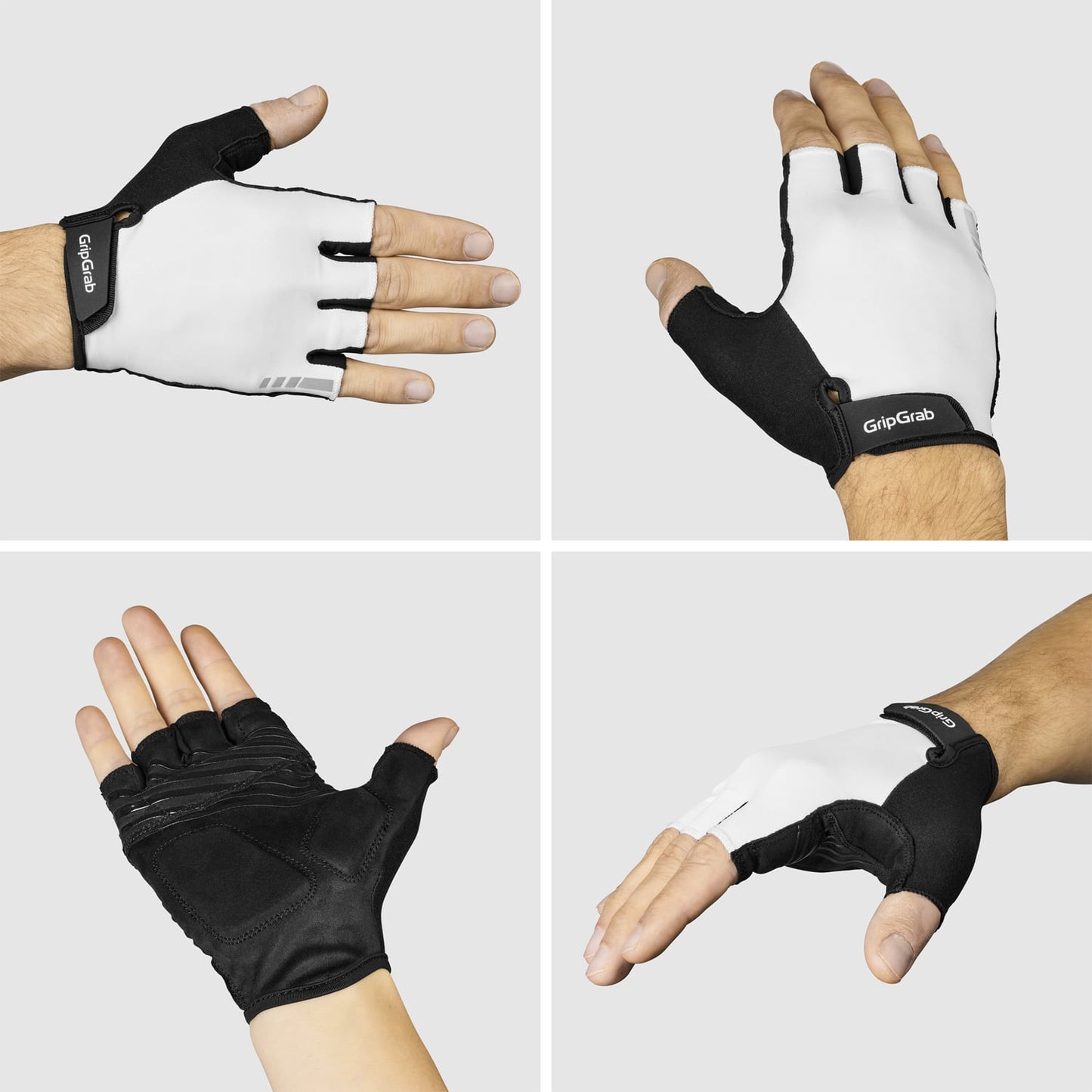 GRIPGRAB RIDE RC MAX Guantes Cortos Blanco