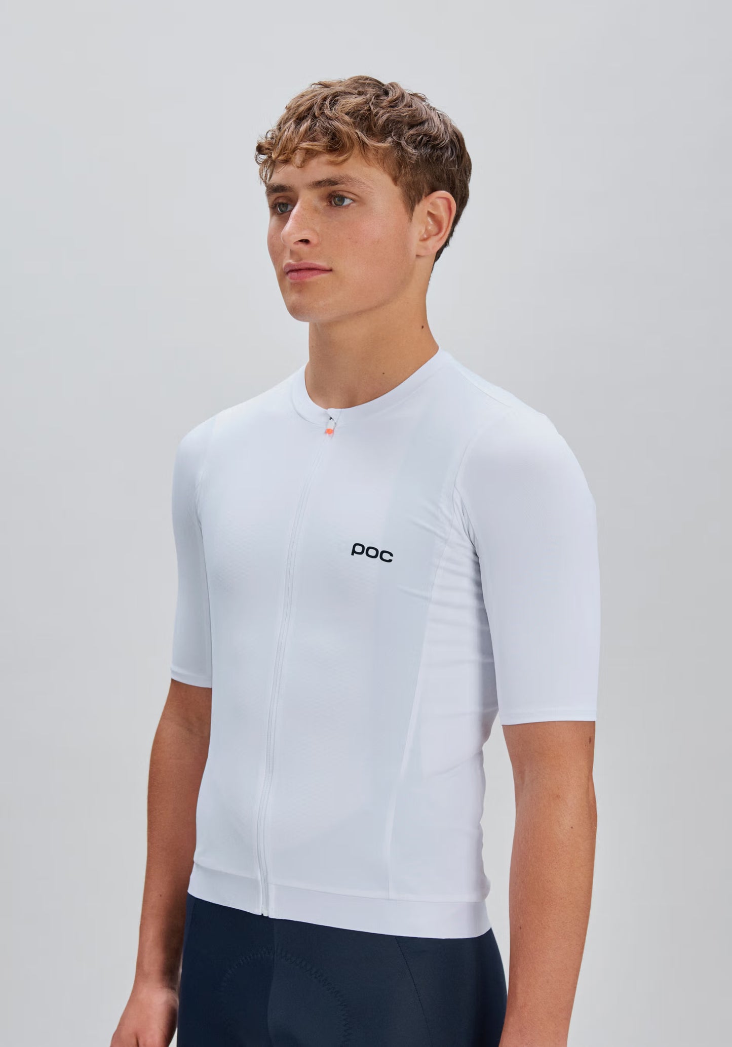 Maillot de manga corta POC CADENCE Blanco