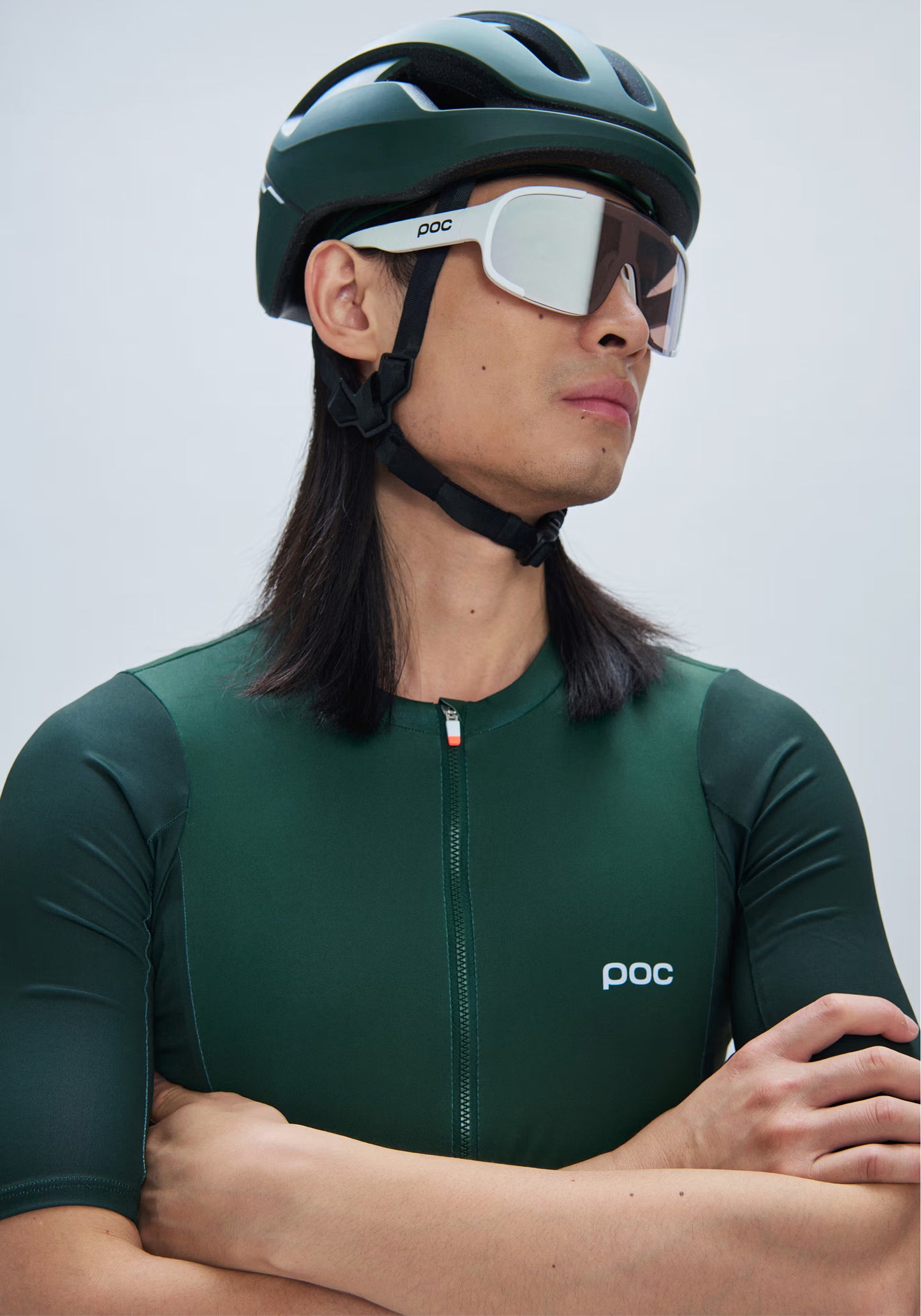 Maillot de manga corta POC CADENCE Verde