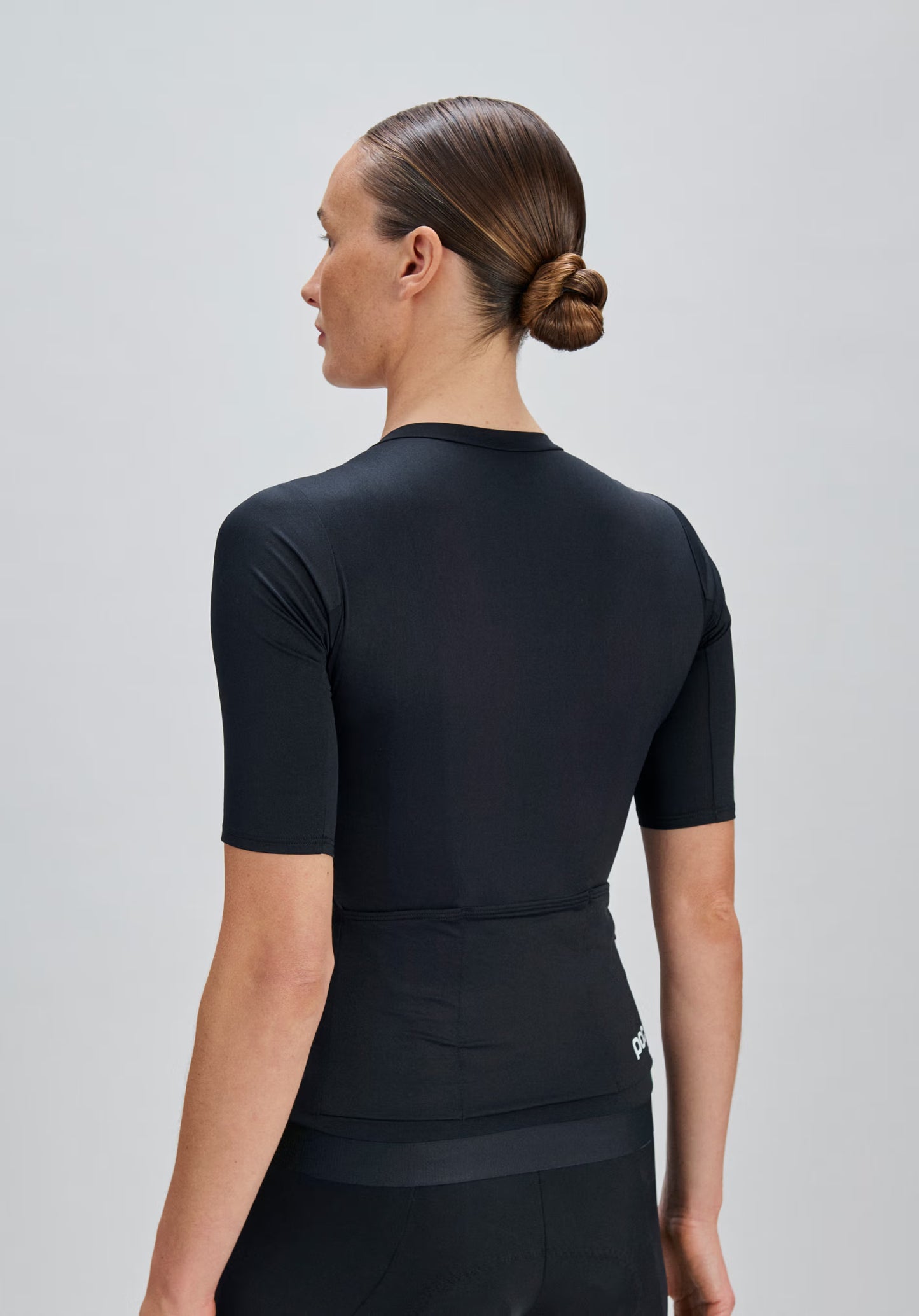 Maillot de manga corta para mujer POC CADENCE Negro