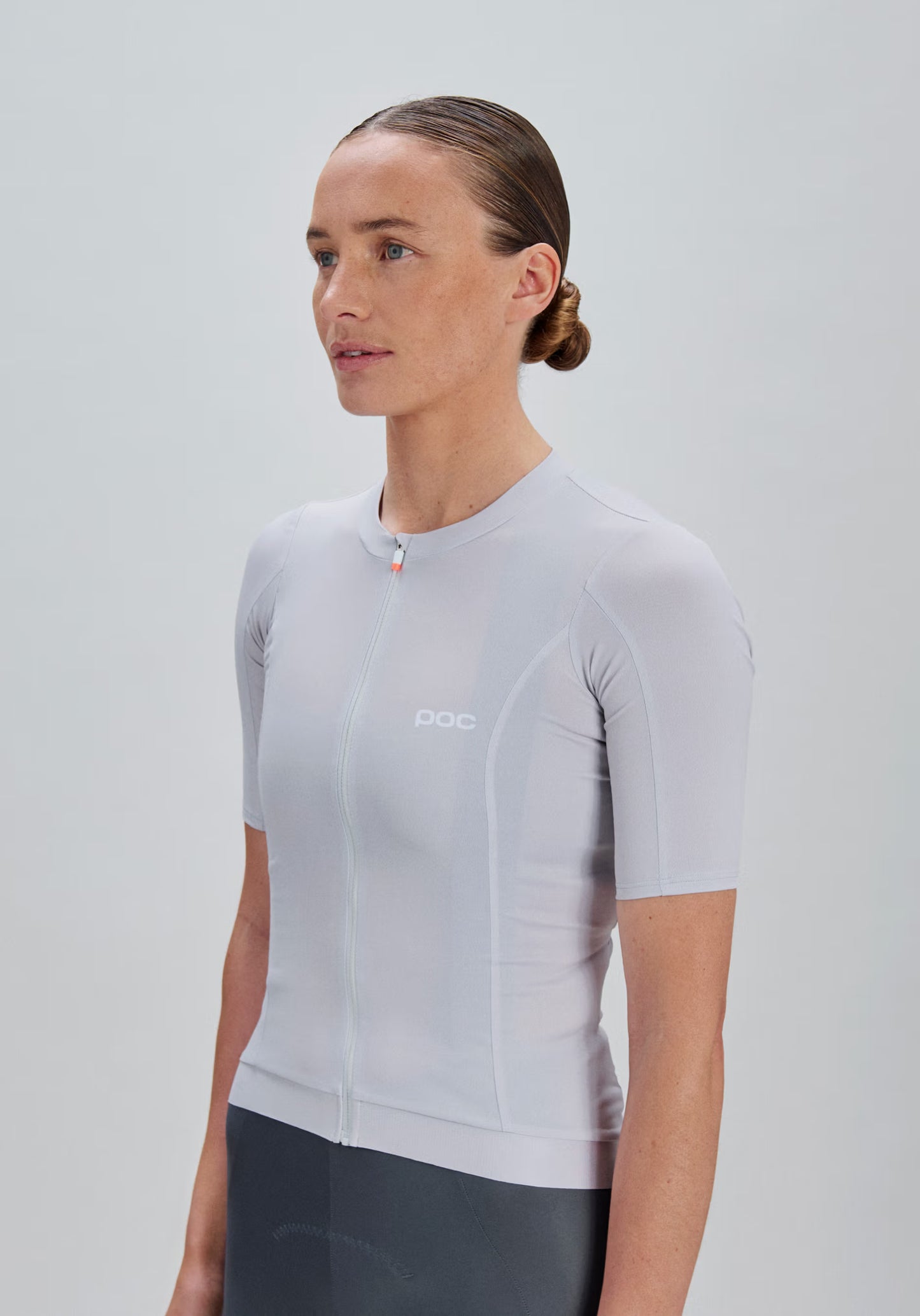 Maillot de manga corta para mujer POC CADENCE Gris