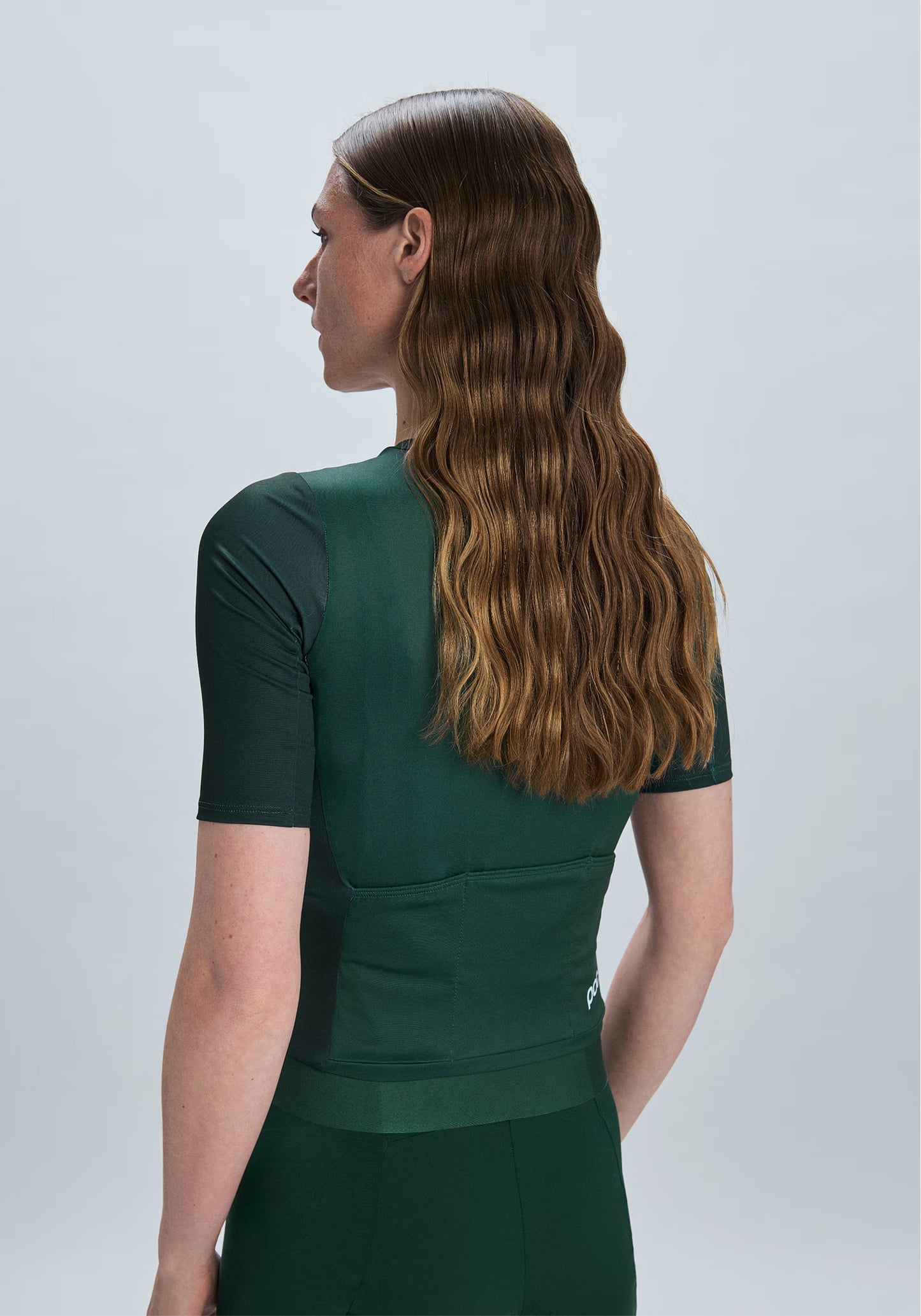 Maillot de manga corta POC CADENCE Mujer Verde