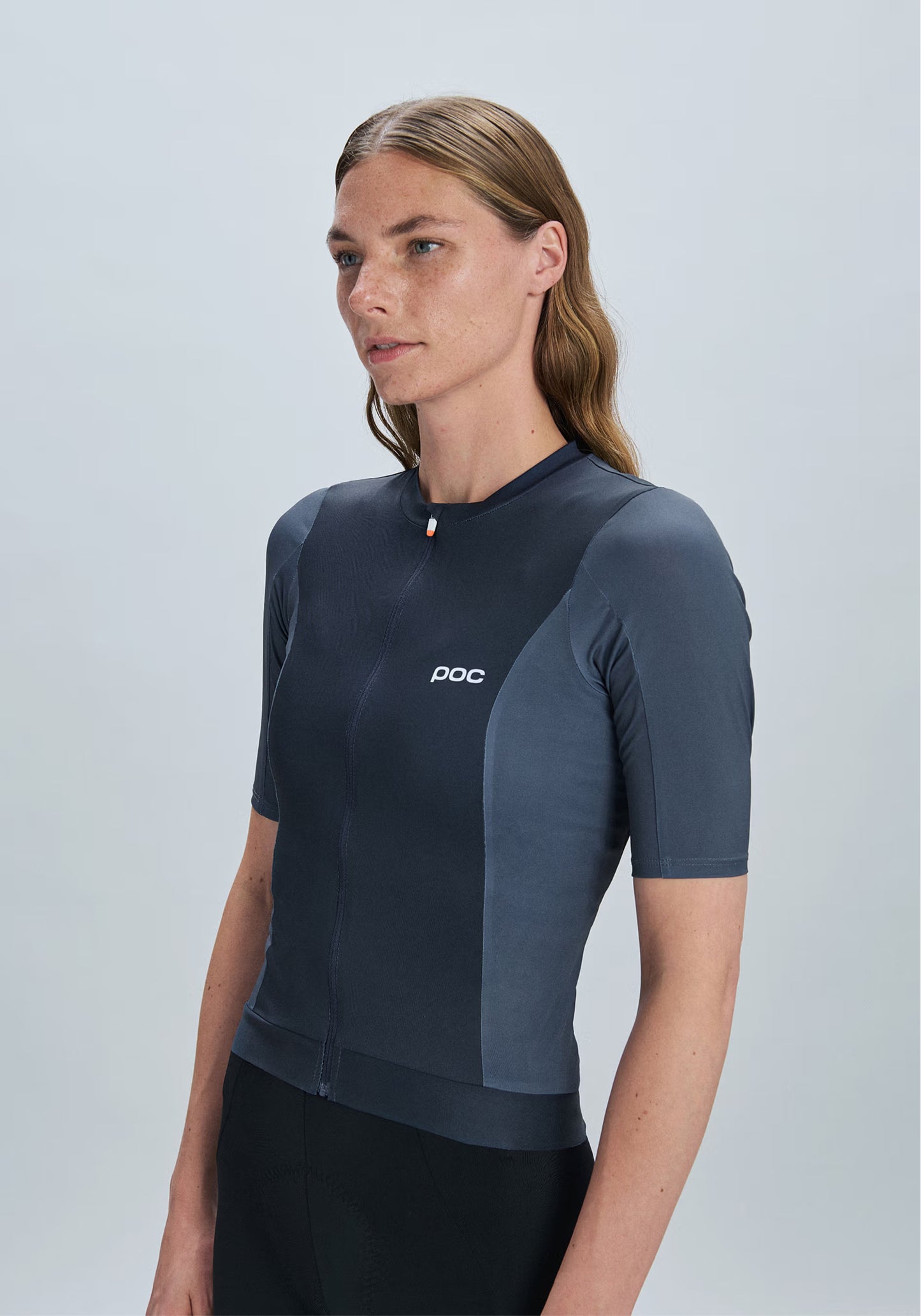 Maillot de manga corta para mujer POC CADENCE Azul marino