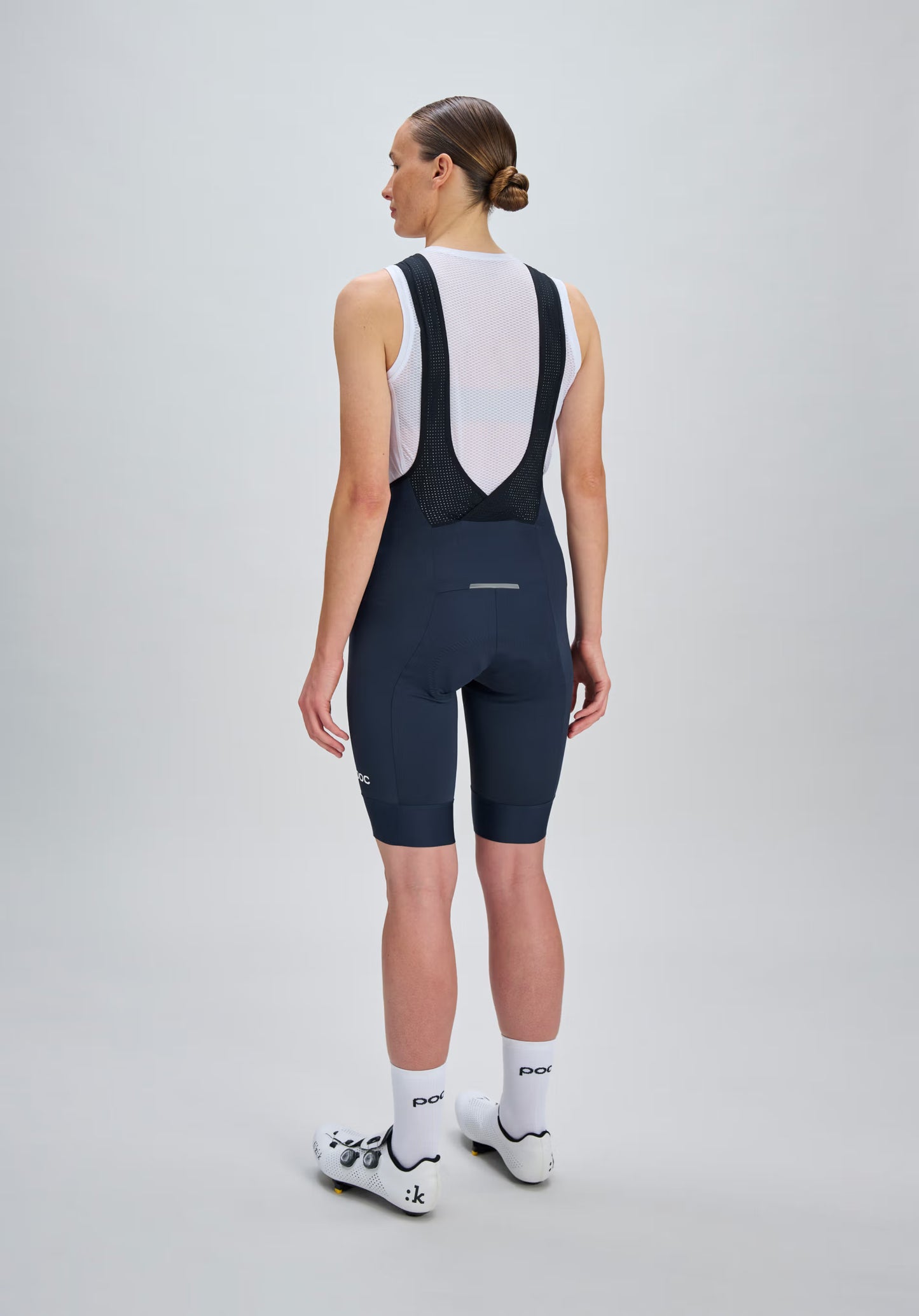 Culotte largo con tirantes para mujer POC CADENCE Azul marino