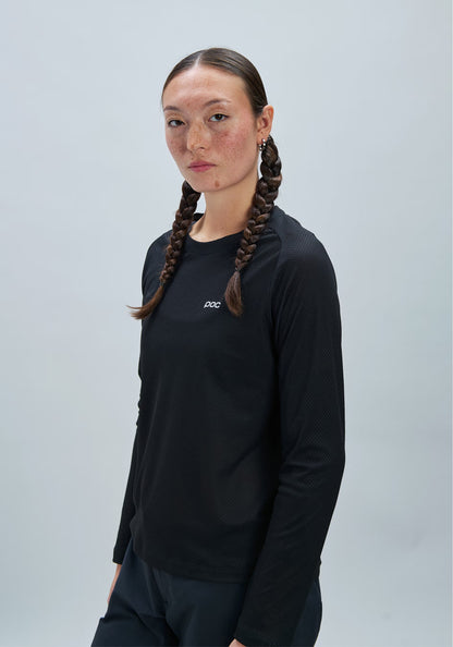 Maillot POC MOTION AIR Mangas Largas Mujer Negro