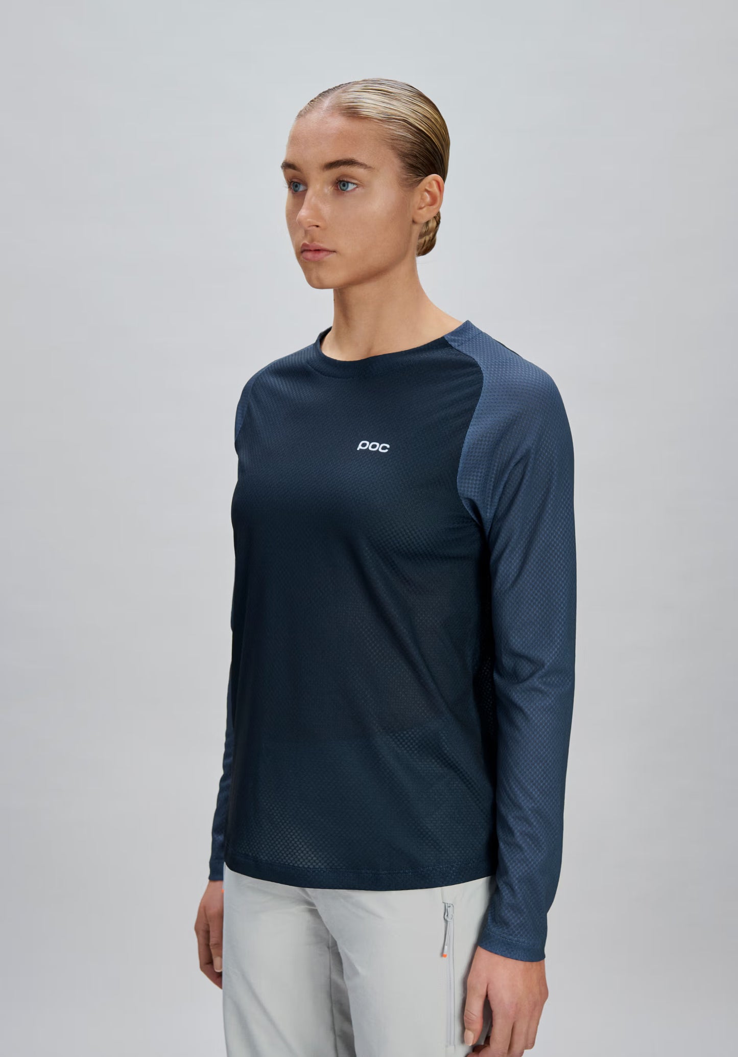 Maillot de manga larga POC MOTION AIR para mujer Azul marino