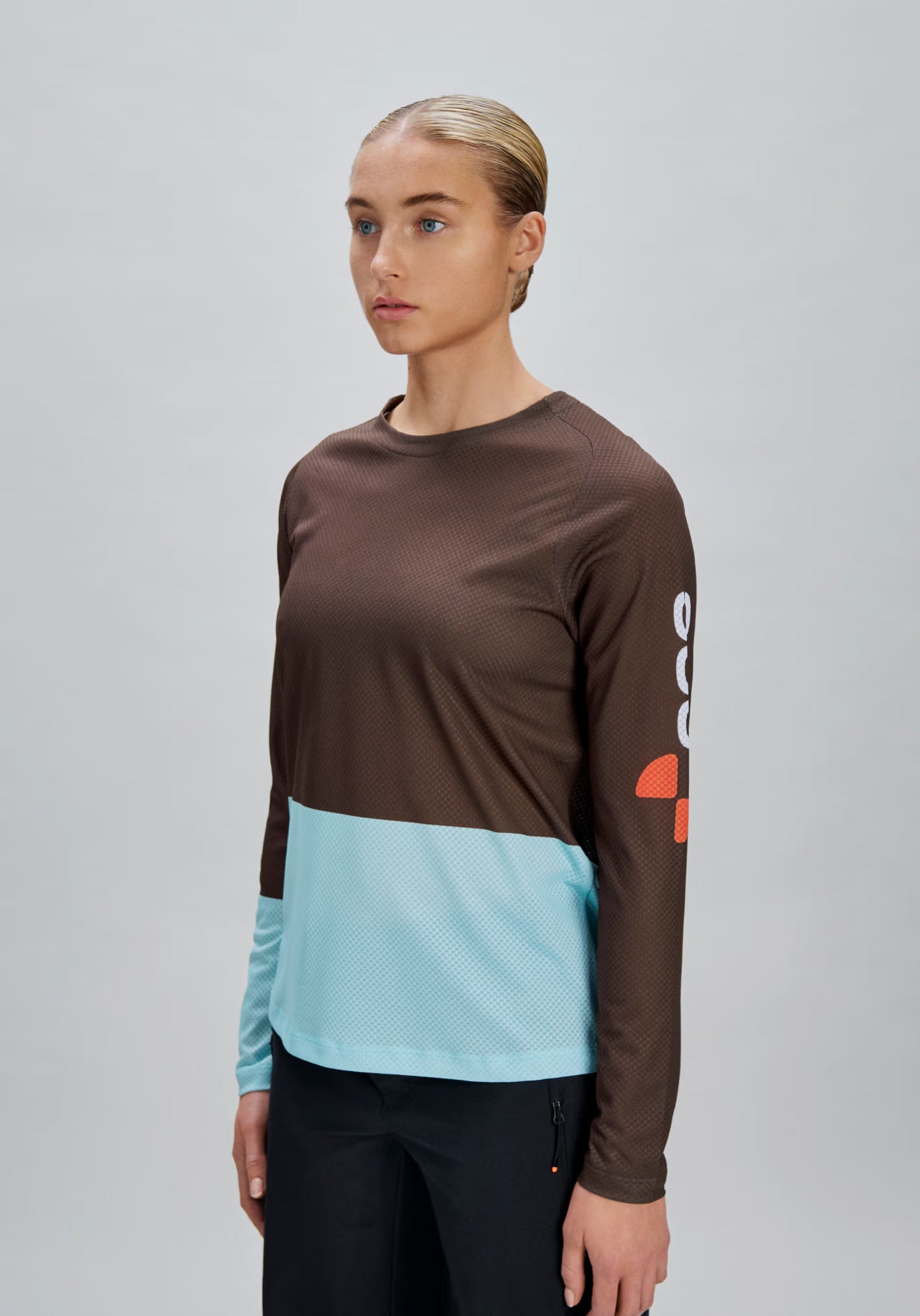 Maillot de manga larga POC MOTION AIR Bronce/Azul, Mujer