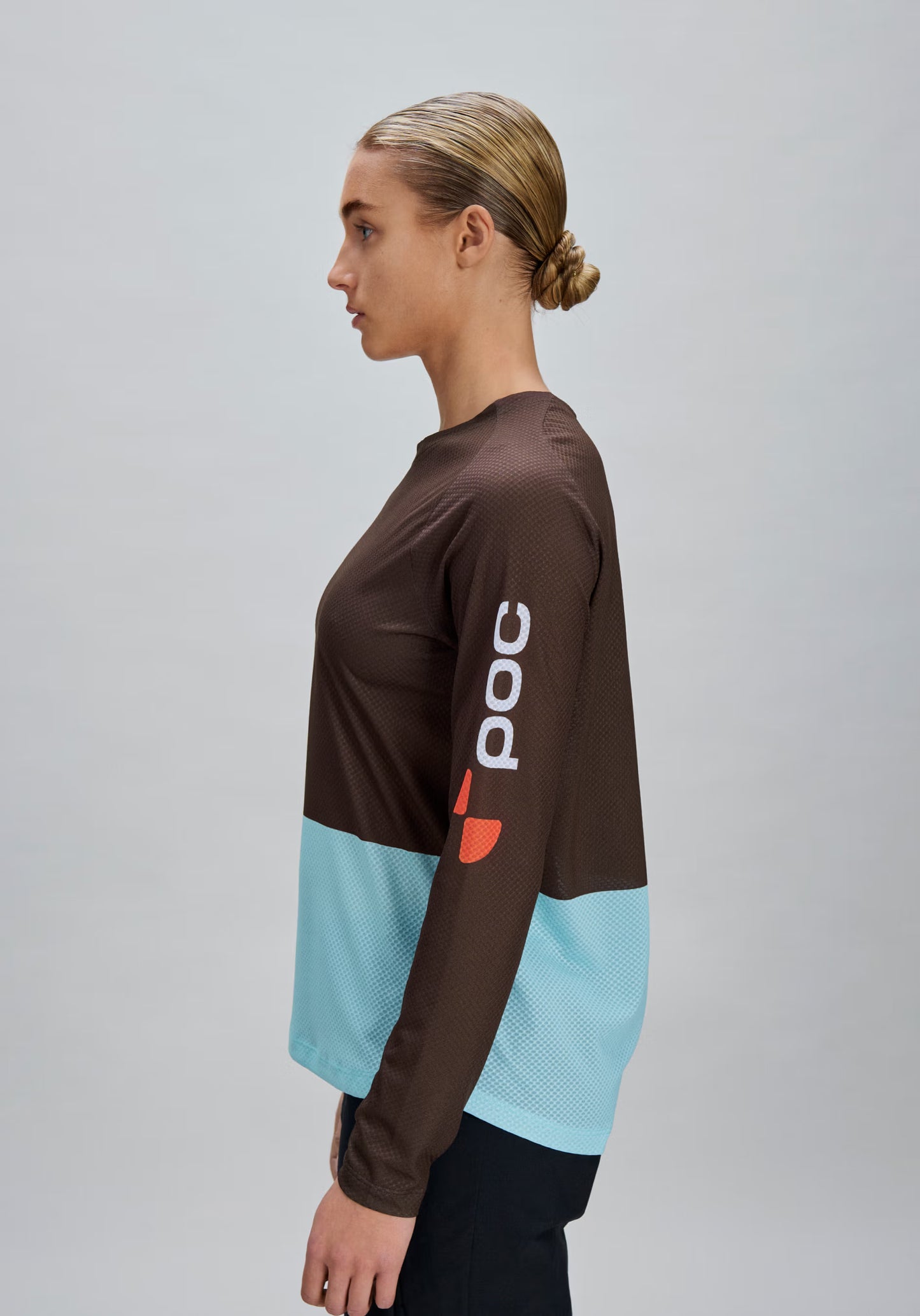 Maillot de manga larga POC MOTION AIR Bronce/Azul, Mujer