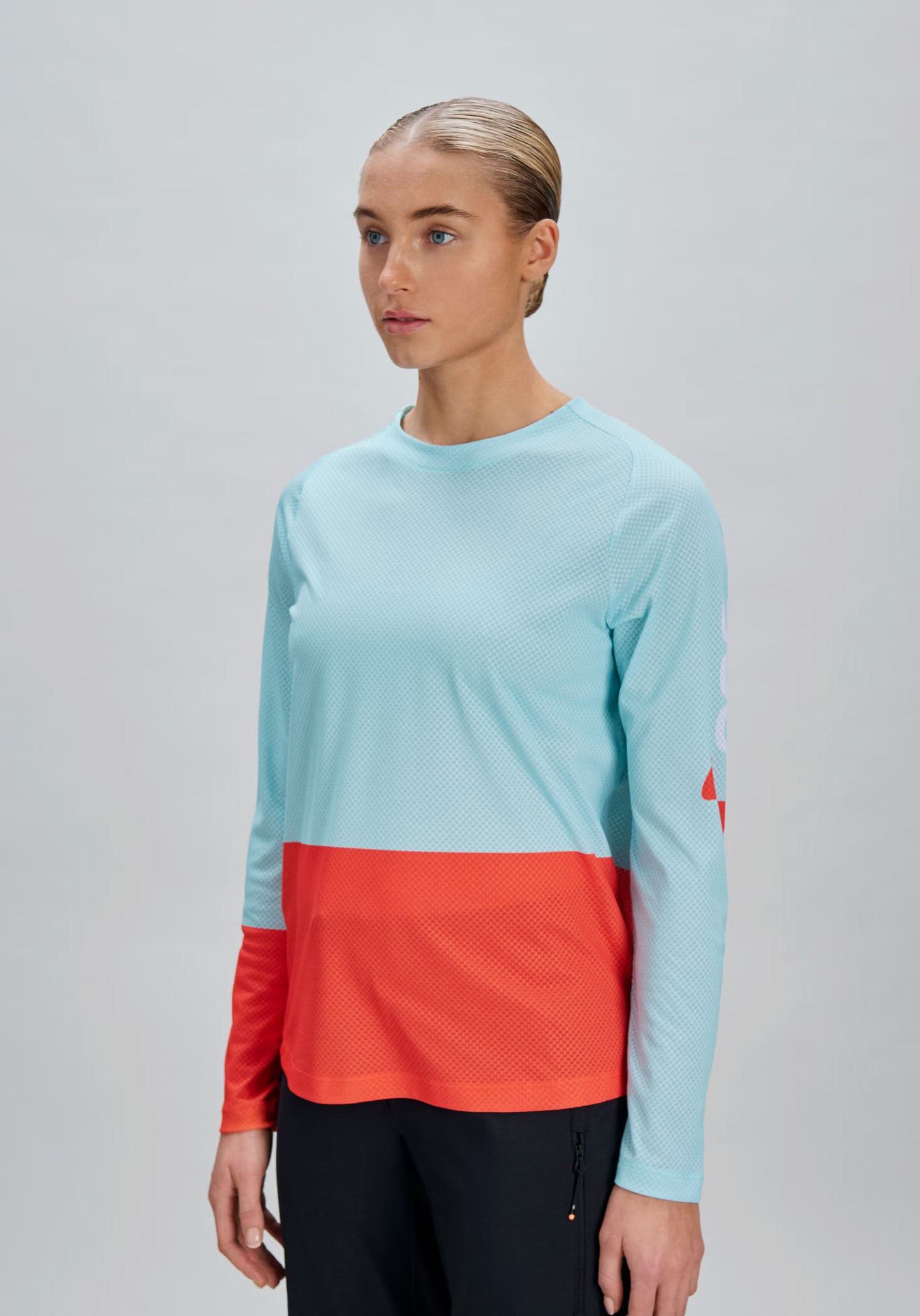 Maillot de manga larga POC MOTION AIR Azul/Naranja, Mujer