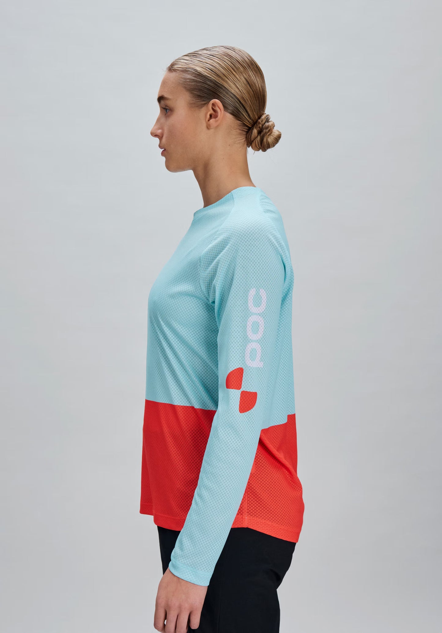 Maillot de manga larga POC MOTION AIR Azul/Naranja, Mujer