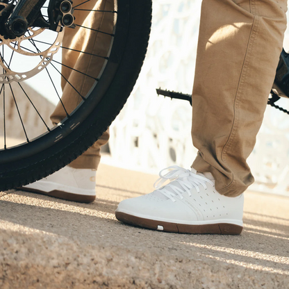 Zapatillas MTB CRANKBROTHERS STAMP STREET FABIO WIBMER FLAT Blanco