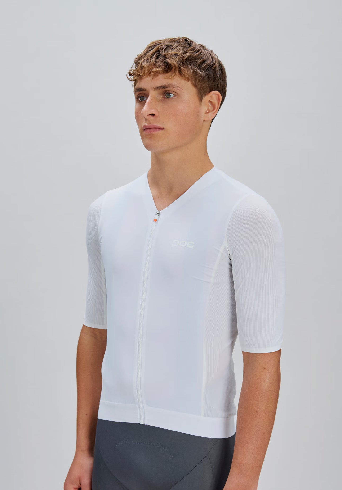 Maillot de manga corta POC RACEDAY Blanco