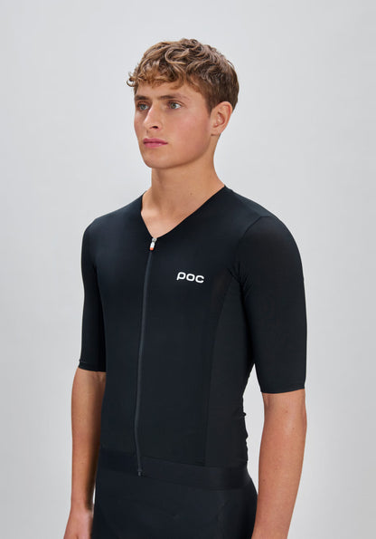 Maillot POC RACEDAY Mangas Cortas Negro