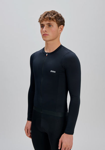 Maillot POC CADENCE Mangas Largas Negro