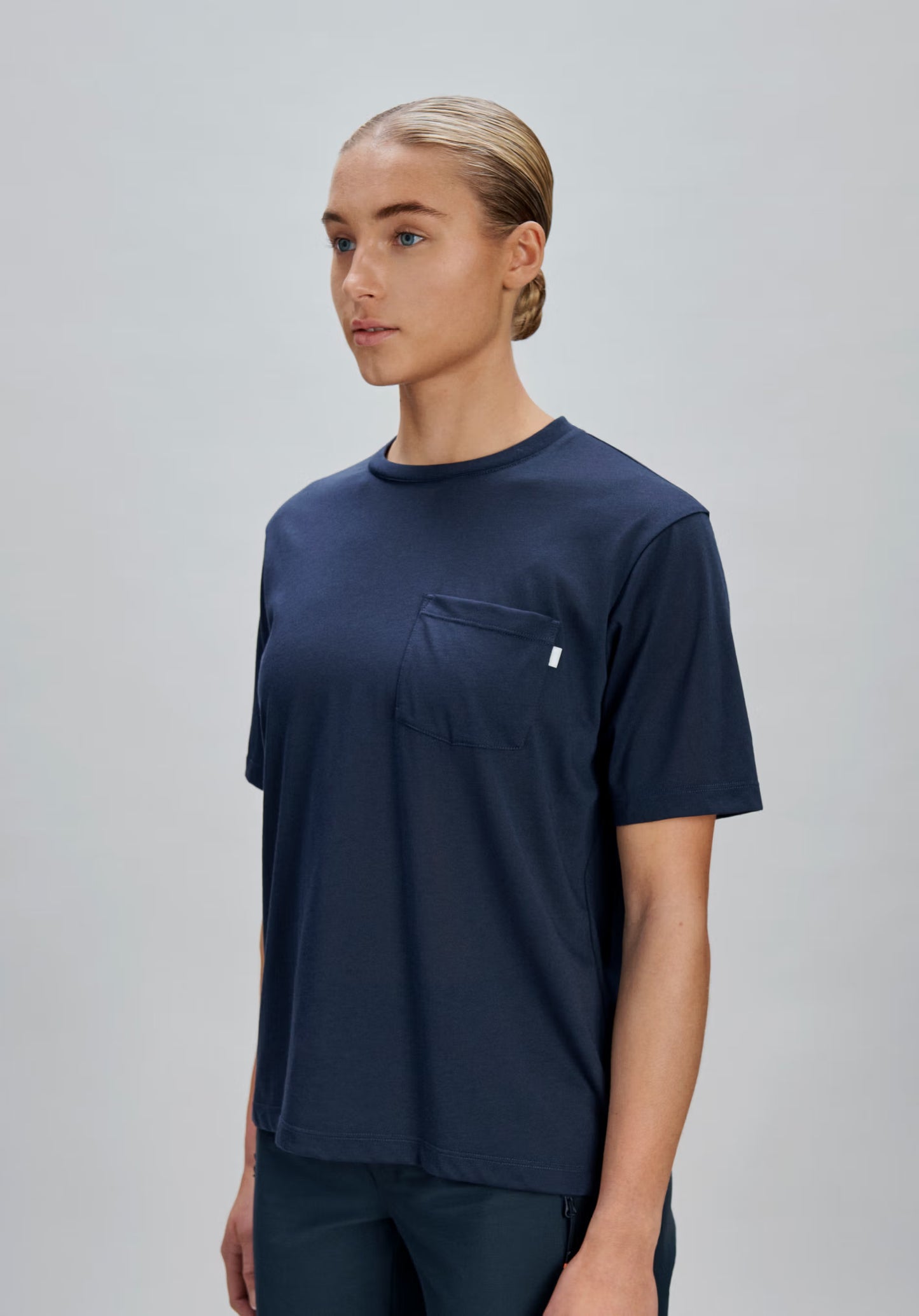 Maillot de manga corta POC MOTION para mujer Azul marino