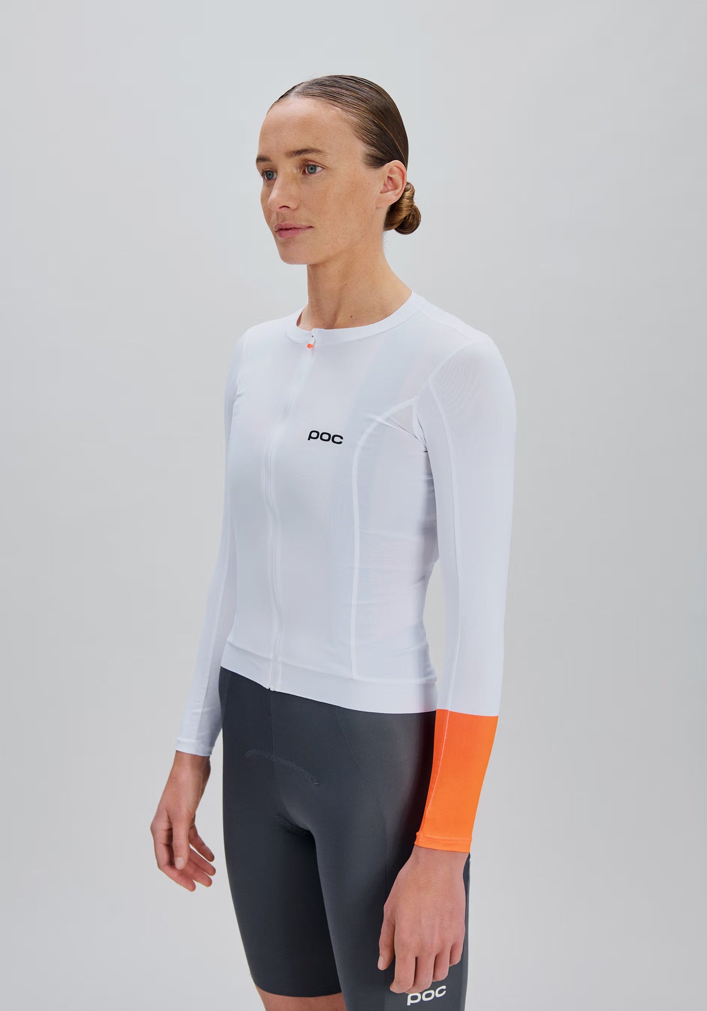 Maillot POC CADENCE de manga larga para mujer Blanco