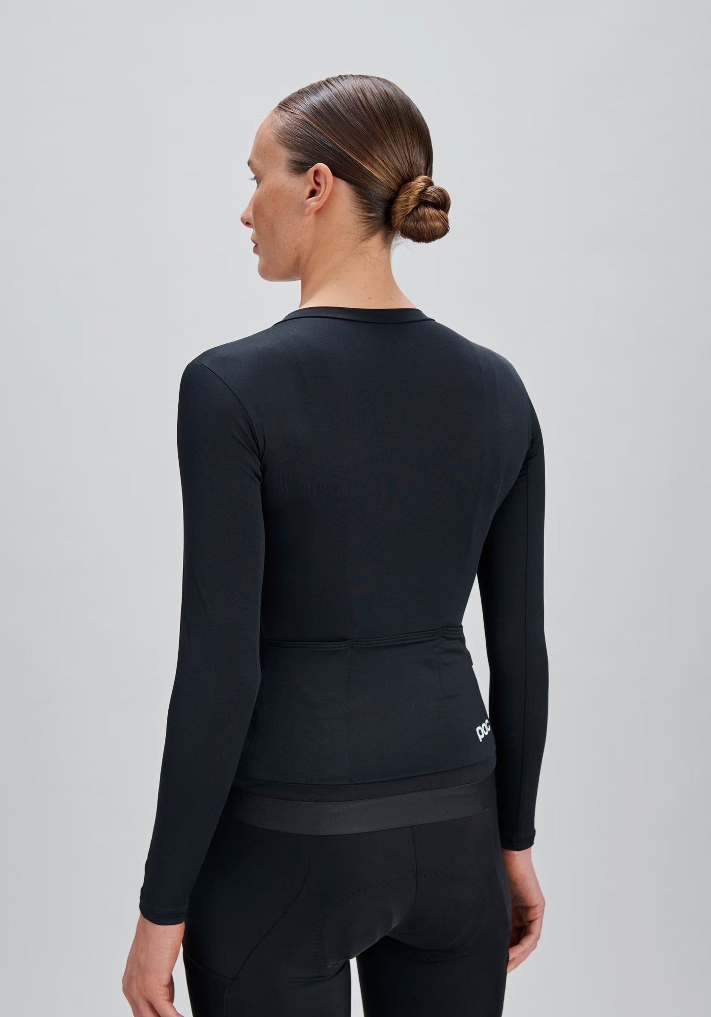Maillot de manga larga para mujer POC CADENCE Negro