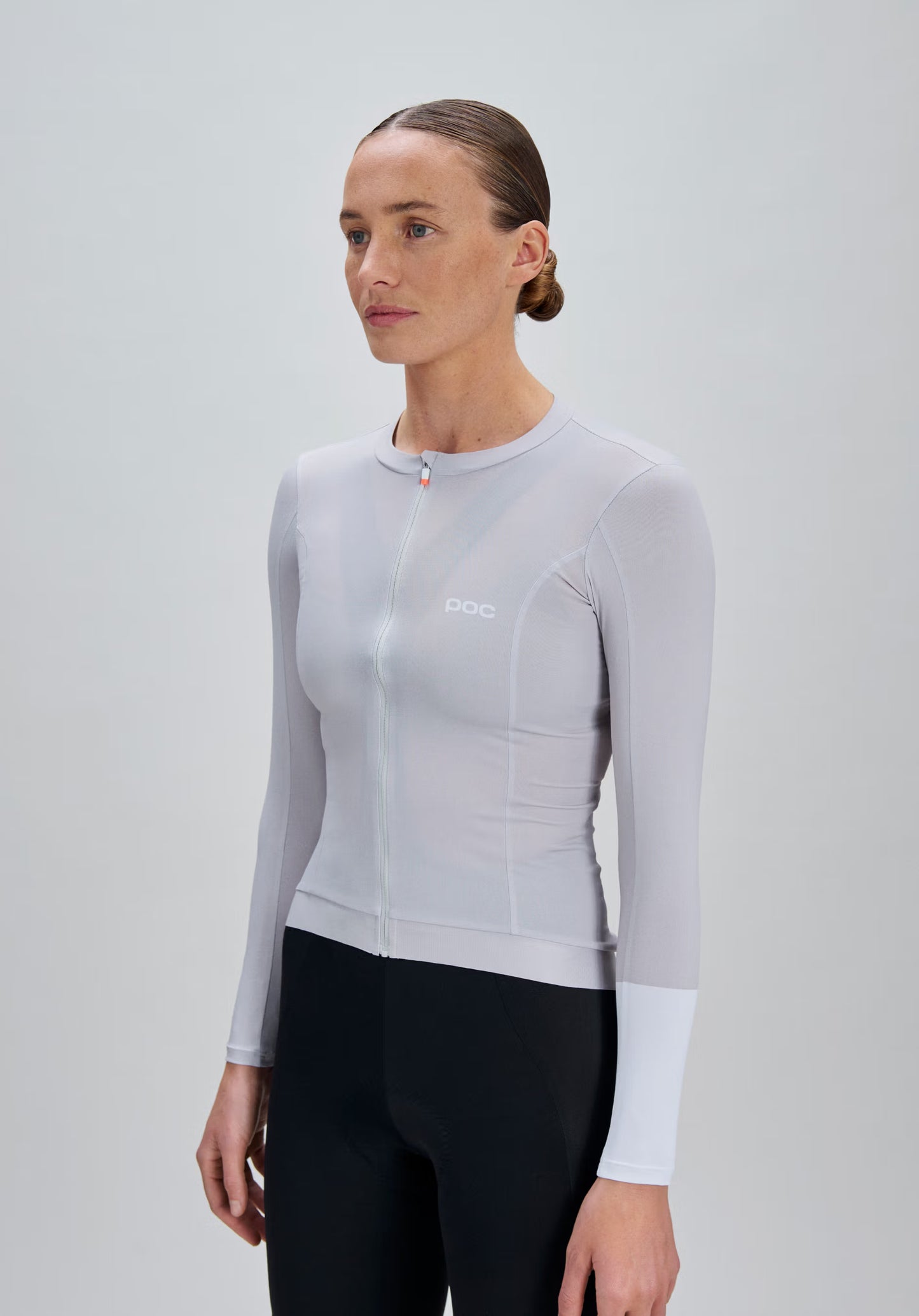 Maillot de manga larga para mujer POC CADENCE Gris