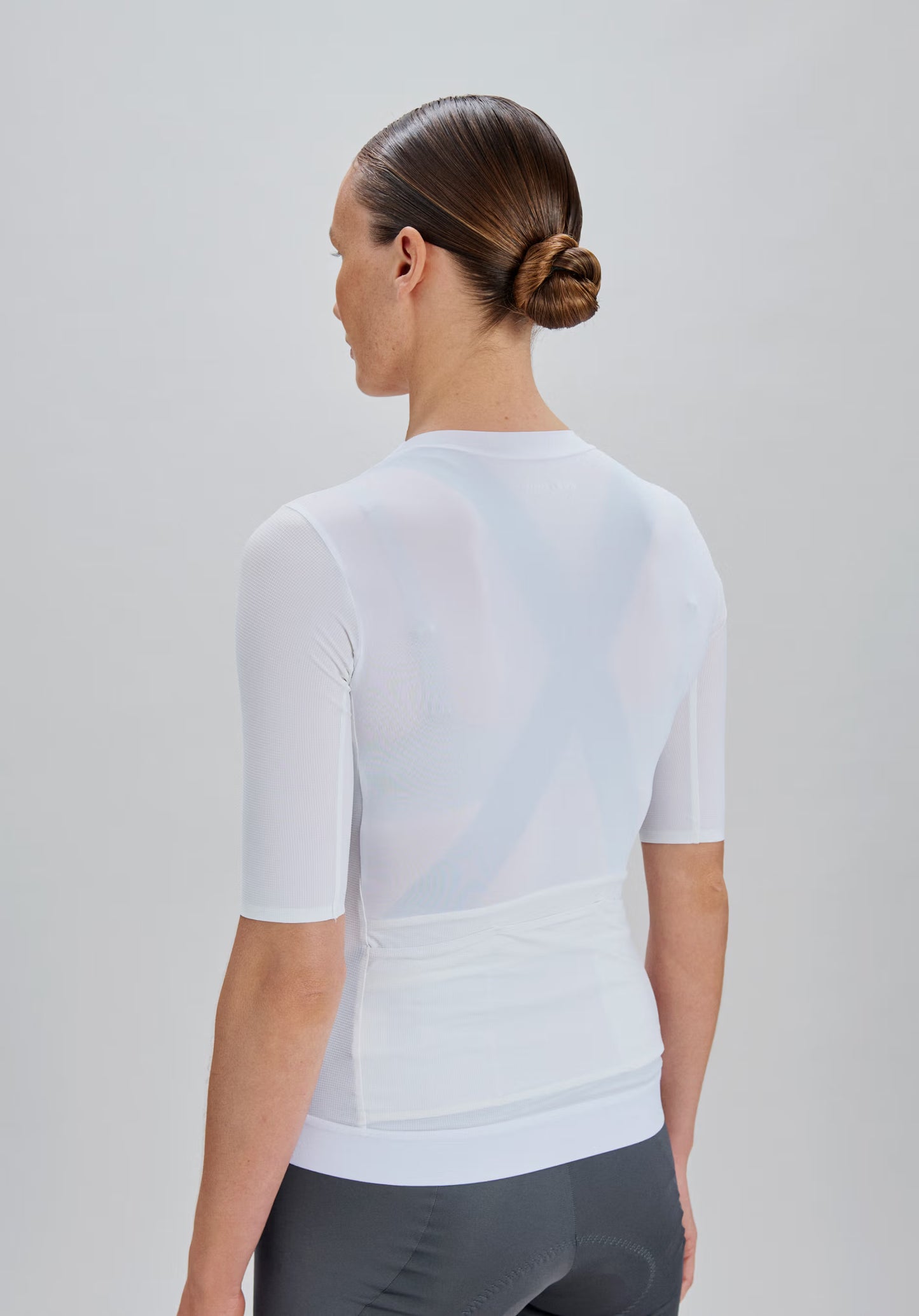 Maillot de manga corta POC RACEDAY Mujer Blanco