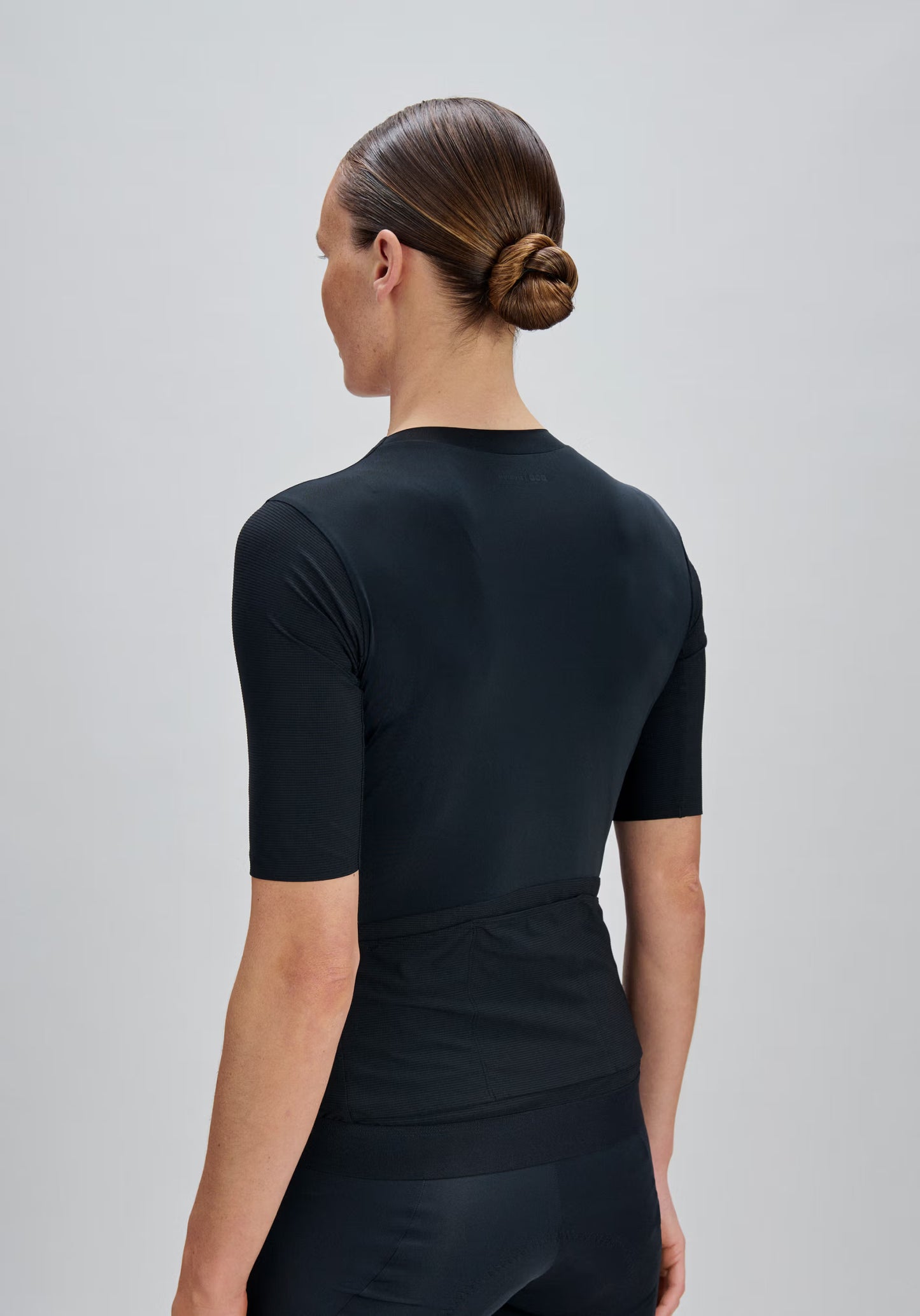 Maillot de manga corta POC RACEDAY Mujer Negro