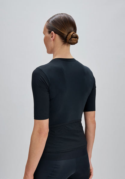 Maillot POC RACEDAY Mujer Manga Corta Negro