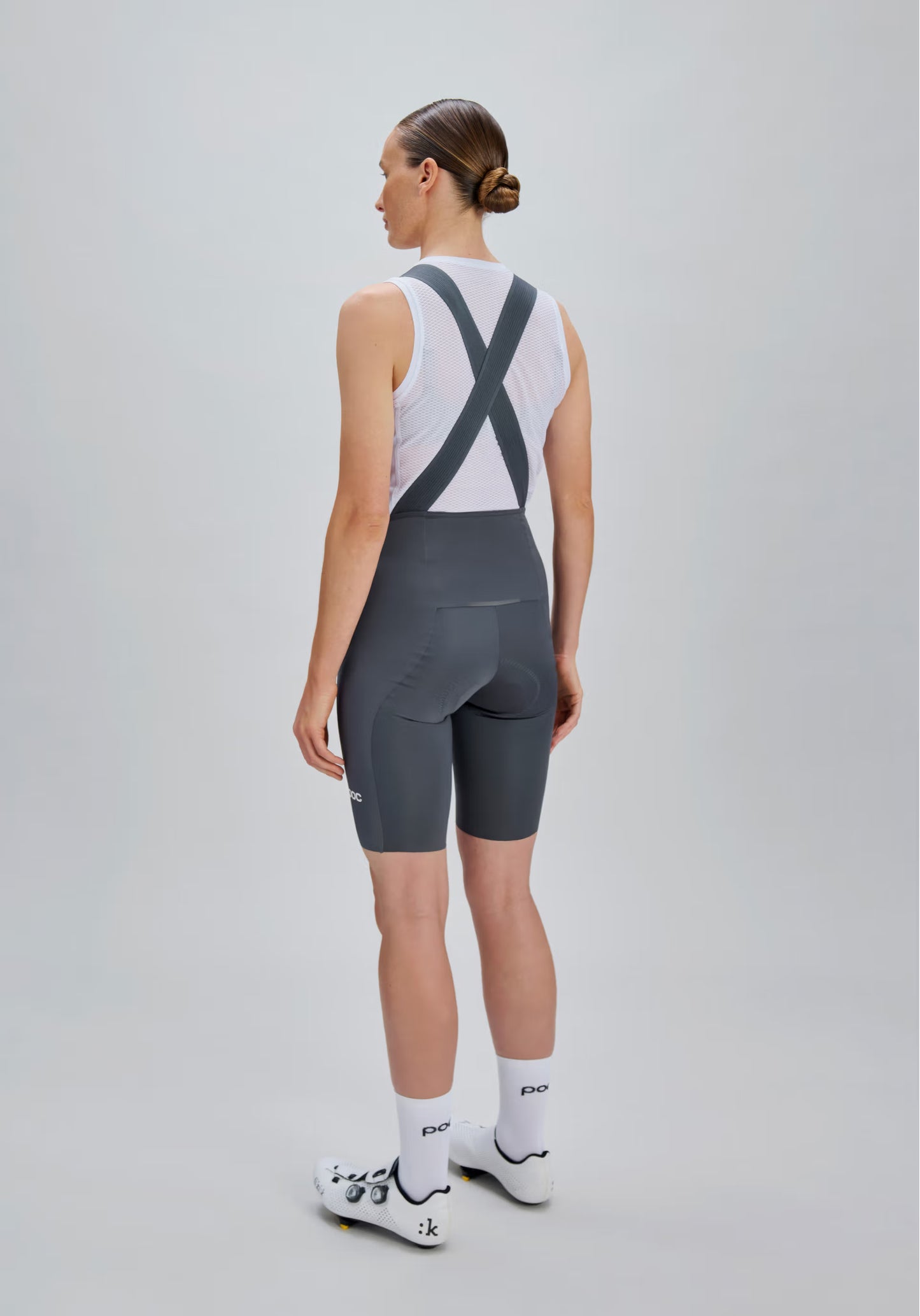 Culotte largo con tirantes POC RACEDAY Gris, Mujer