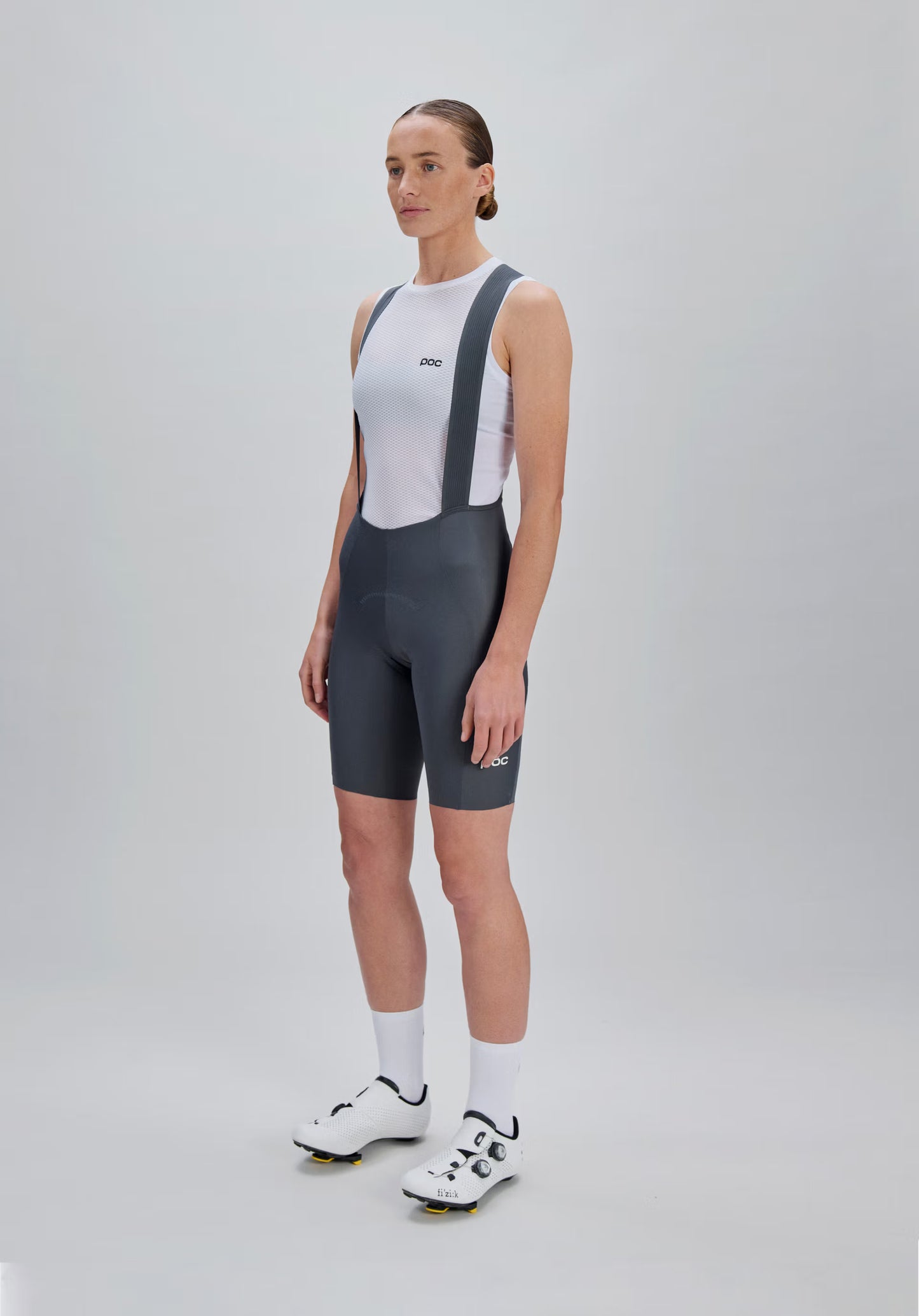 Culotte largo con tirantes POC RACEDAY Gris, Mujer