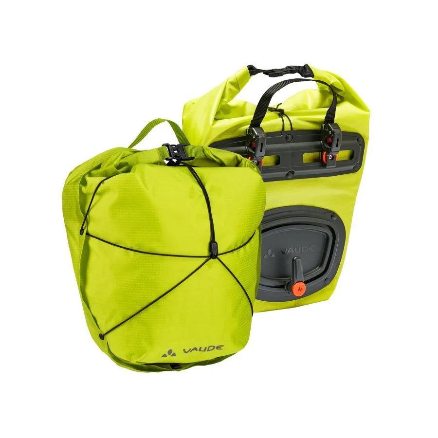 Par de VAUDE AQUA FRONT LIGHT Bolsa portaequipajes 22 L Amarillo