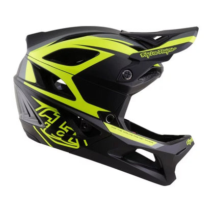 Casco MTB TROY LEE DESIGNS STAGE 2 HIGH VIZ Carbón/Amarillo