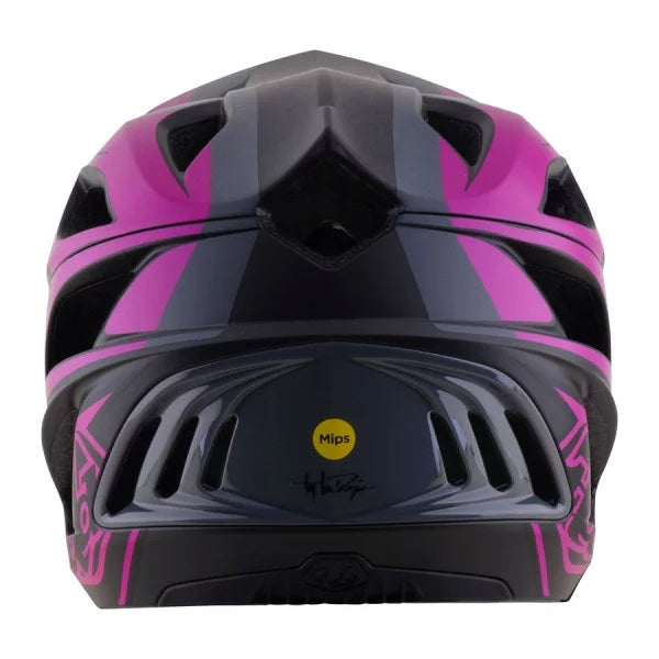 Casco MTB TROY LEE DESIGNS STAGE 2 HIGH VIZ Gris/Neón Fucsia
