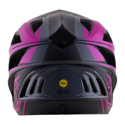 Casco MTB TROY LEE DESIGNS STAGE 2 HIGH VIZ Gris/Neón Fucsia