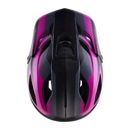 Casco MTB TROY LEE DESIGNS STAGE 2 HIGH VIZ Gris/Neón Fucsia