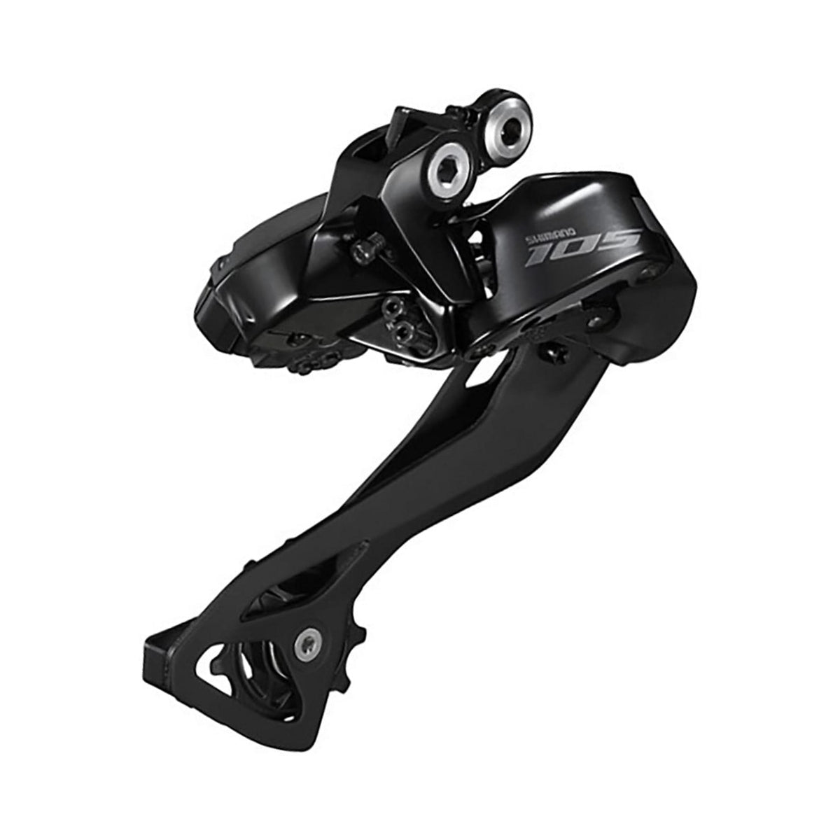 Cambio trasero SHIMANO 105 DI2 R7150 de 12 velocidades – vista del producto sobre fondo blanco