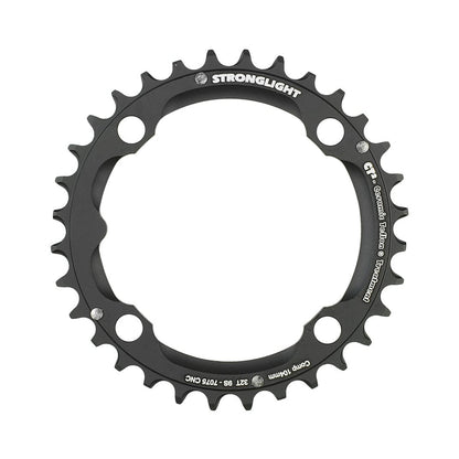 Plato intermedio STRONGLIGHT CT² de 9 velocidades, 4 agujeros, 104 mm — vista del plato sobre fondo blanco