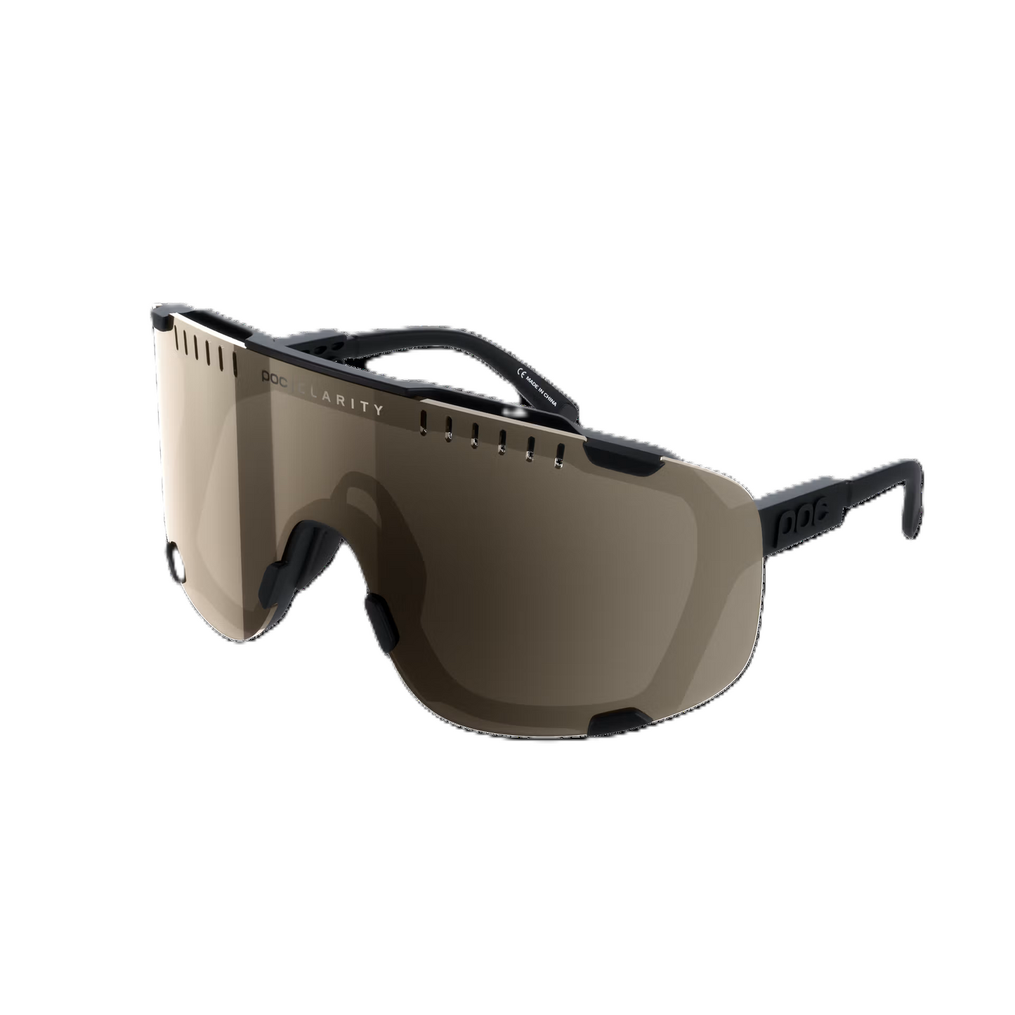Gafas POC DEVOUR Black Clarity Trail Partly Sunny Silver Lens