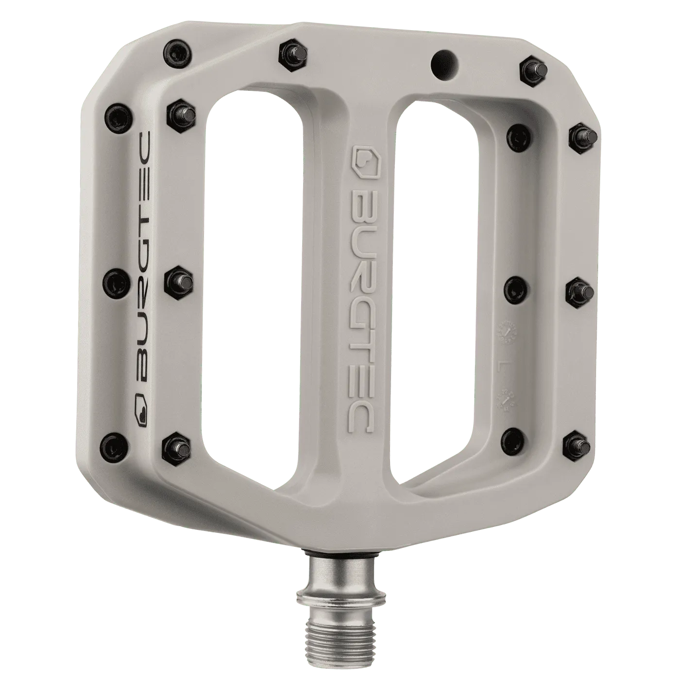 Pedales planos BURGTEC MK4 Composite Nase Grey