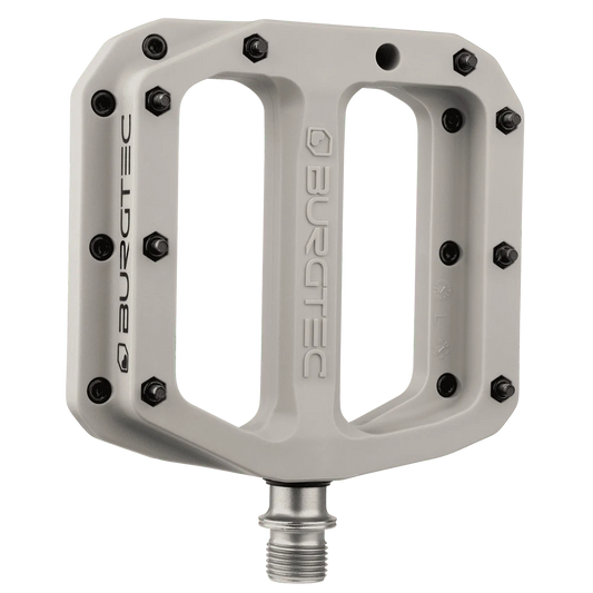 Pedales planos BURGTEC MK4 Composite Nase Grey