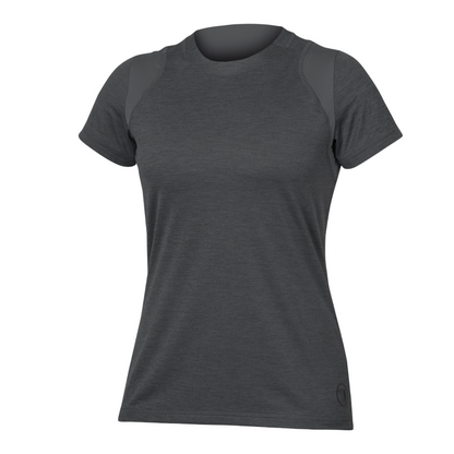 Maillot ENDURA SINGLETRACK Mujer Mangas Cortas Gris