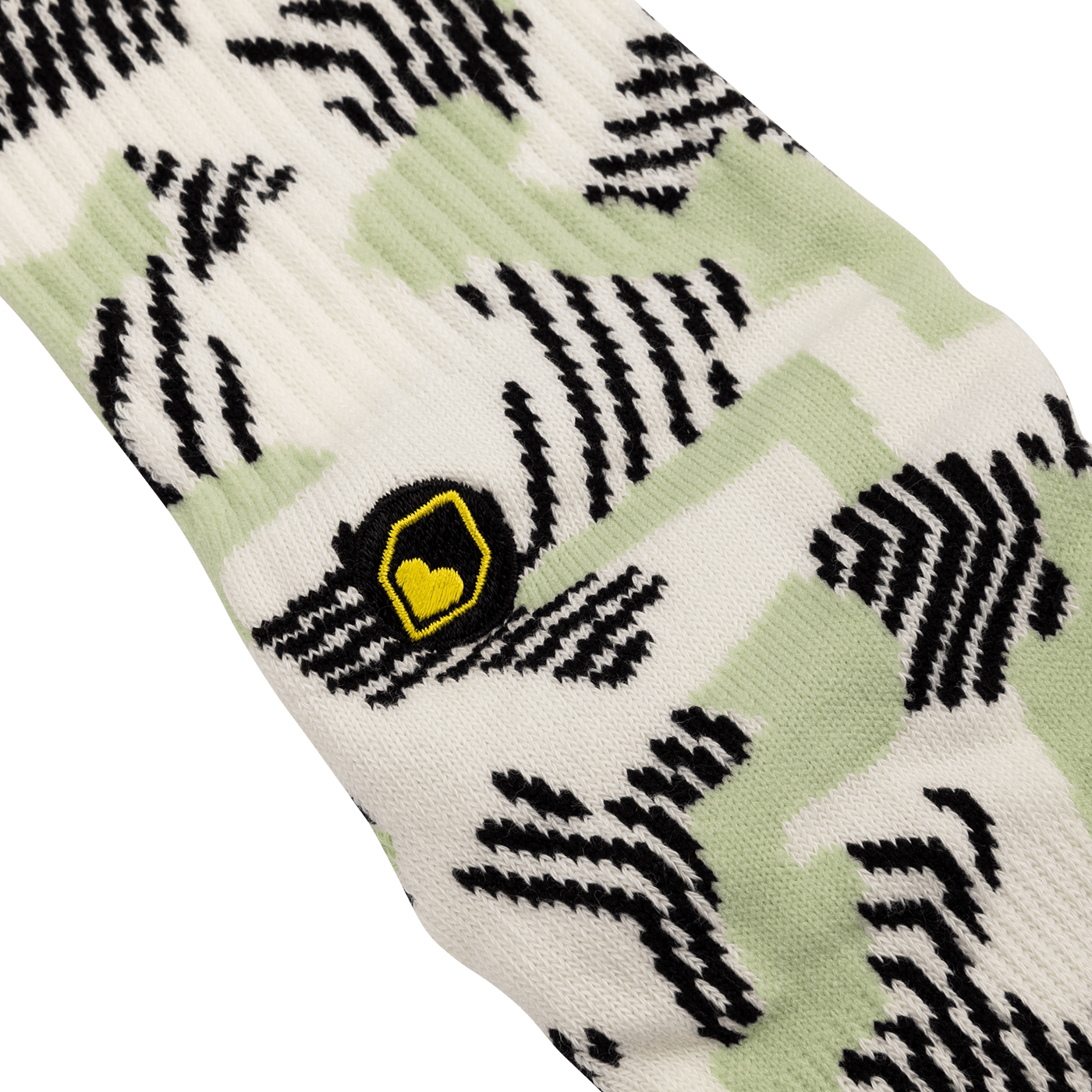 Calcetines BURGTEC PATTERNED Blanco/Verde