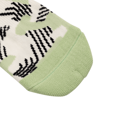 Calcetines BURGTEC EVERYDAY CREW PATTERNED Blanco/Verde