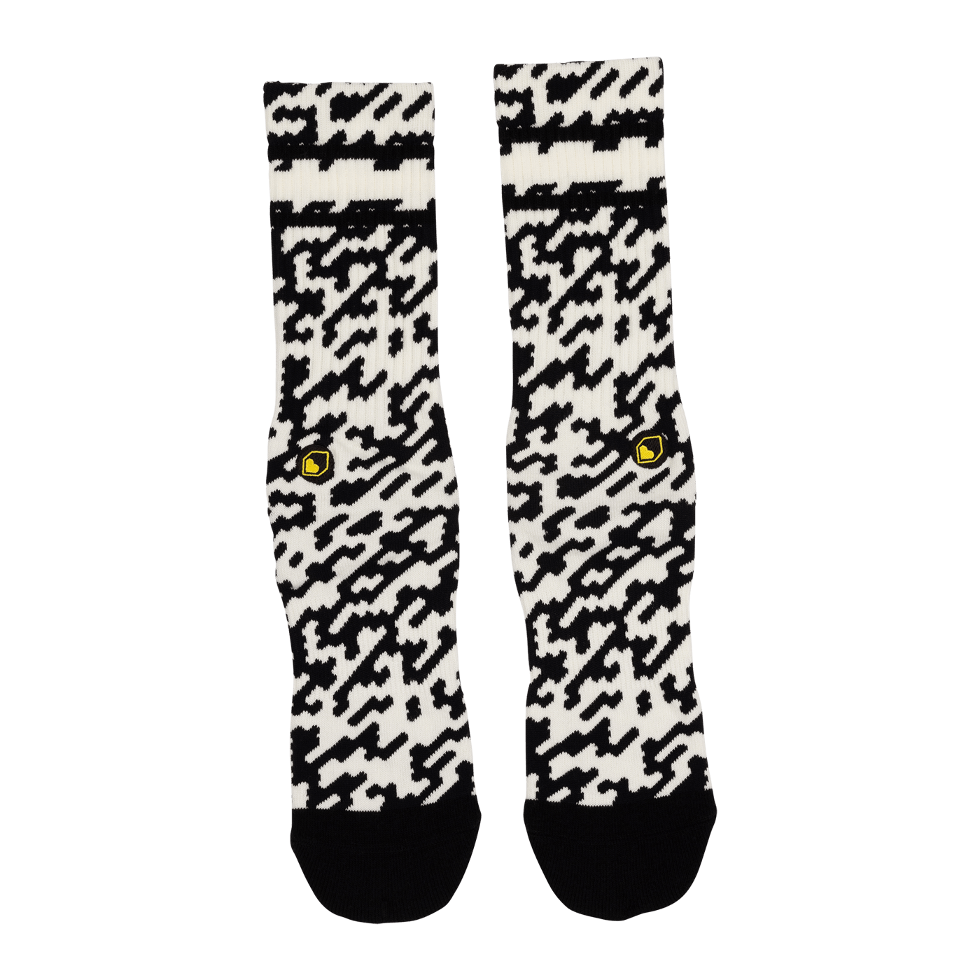 Calcetines BURGTEC PATTERNED Negro/Blanco