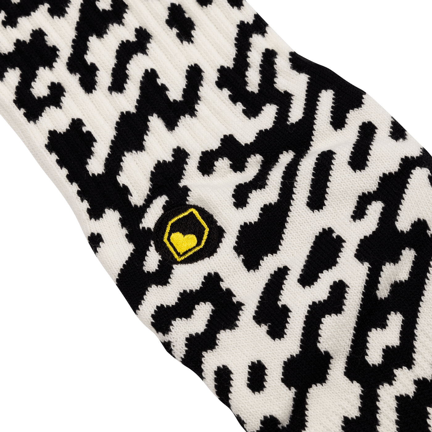 Calcetines BURGTEC PATTERNED Negro/Blanco
