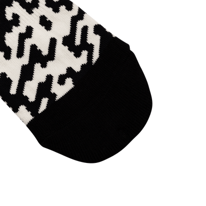 Calcetines BURGTEC EVERYDAY CREW PATTERNED Negro/Blanco