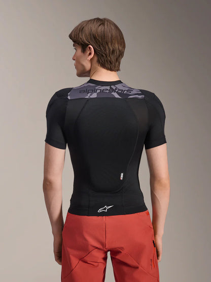 Chaleco de Protección ALPINESTARS A-MOTION PLASMA Mangas Cortas Negro/Camo