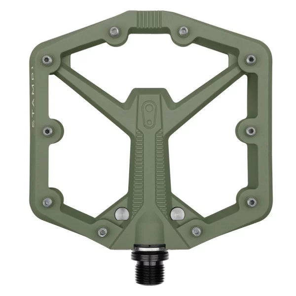 Pedales planos CRANKBROTHERS STAMP 1 Gen2 Grande Verde