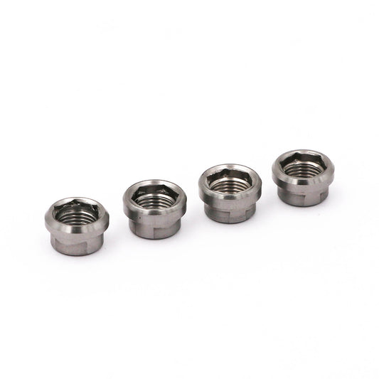 Tornillos y Tuercas de Plato RENNEN Titanium Regular (x4)