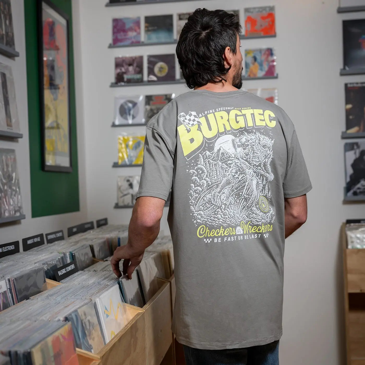 Camiseta BURGTEC ALPINE SPEEDWAY gris