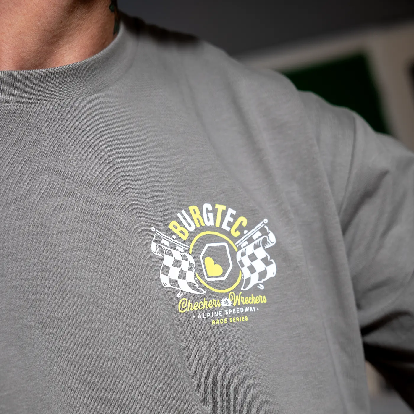 Camiseta BURGTEC ALPINE SPEEDWAY gris