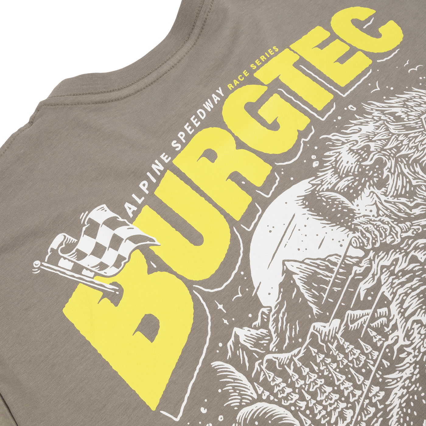 Camiseta BURGTEC ALPINE SPEEDWAY gris