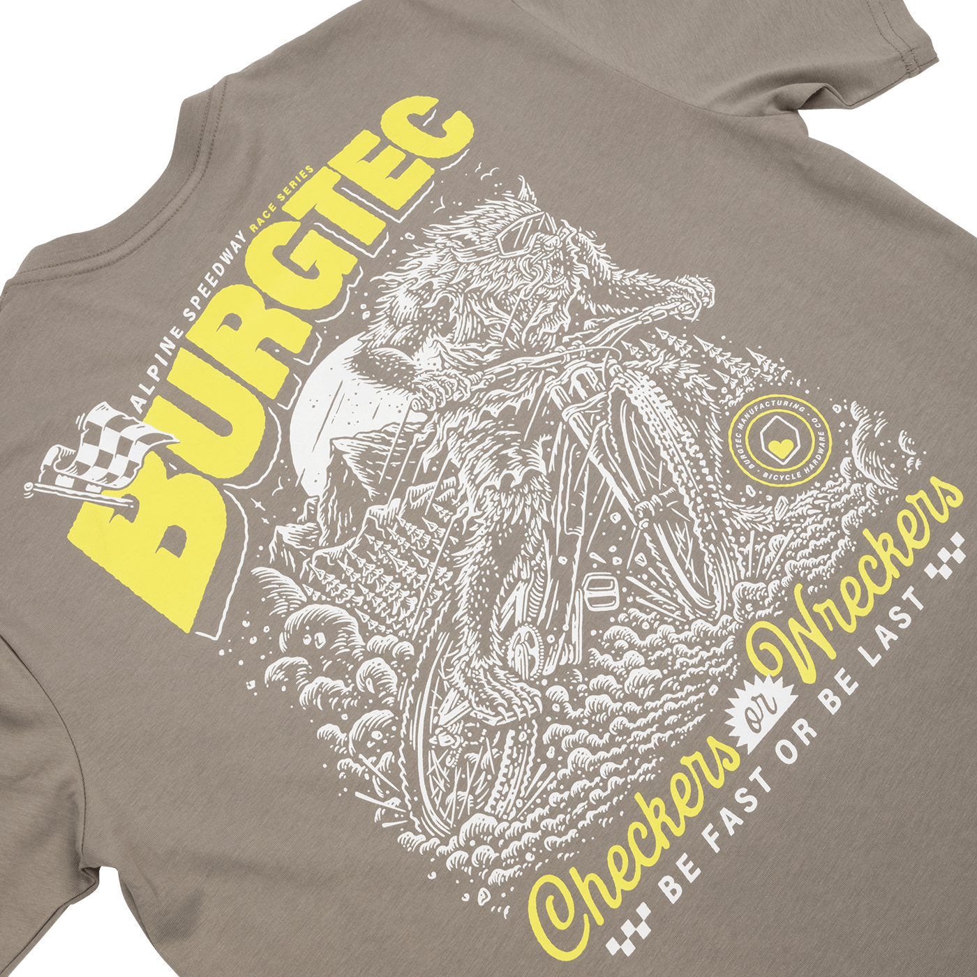 Camiseta BURGTEC ALPINE SPEEDWAY gris